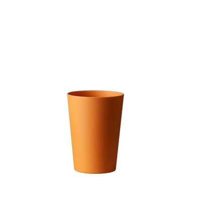 vaso para plantas bioloco 400ml - naranja