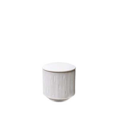 Ceramic Soy Candle RUA - white