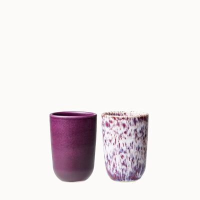 Ceramic cup set - Hortensia