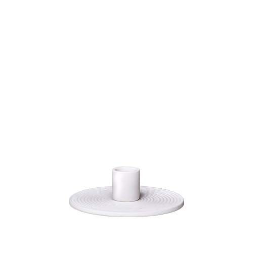 Ceramic Candle Holder RUA single - white