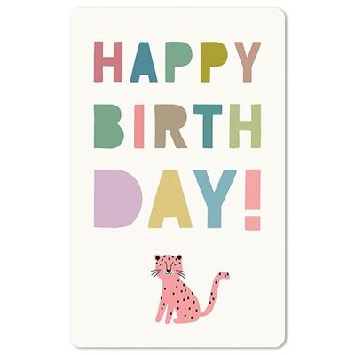 Luncard postcard *Birthday Panther