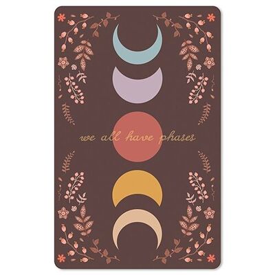 Cartolina Lunacard *Fasi lunari
