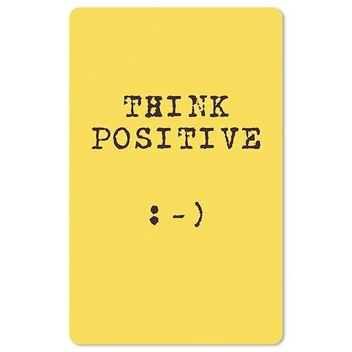 Lunacard Postkarte *Think positive