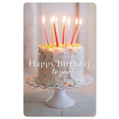 Carte postale Lunacard *Gâteau d’anniversaire