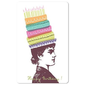 Carte postale Lunacard *Tête d’anniversaire