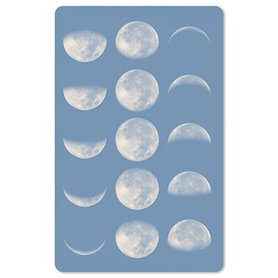 Luncard postcard *Blue Moon phases