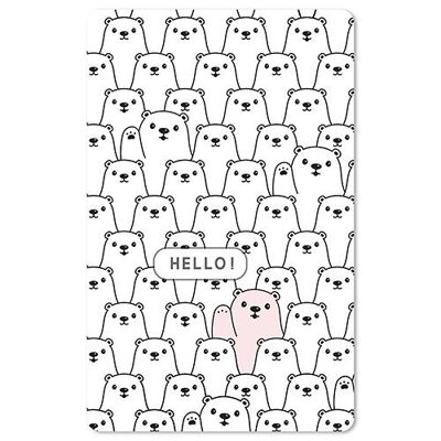 Lunacard Postkarte *Hello bear