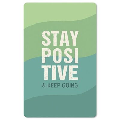 Lunacard Postkarte *Stay positive