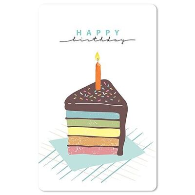 Lunacard Postkarte *Chocolate Cake