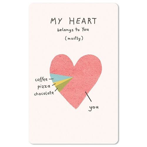 Lunacard Postkarte *My heart