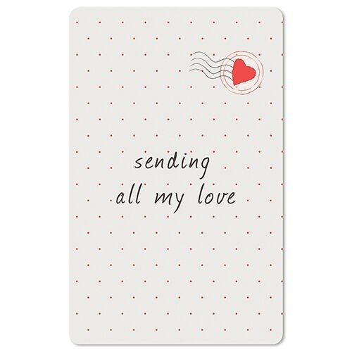 Lunacard Postkarte *sending all my love