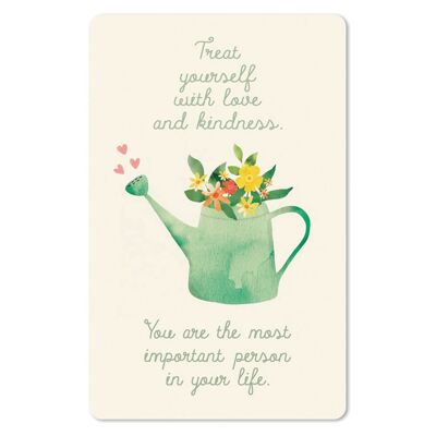 Lunacard postcard *Treat yourself with love and kindness