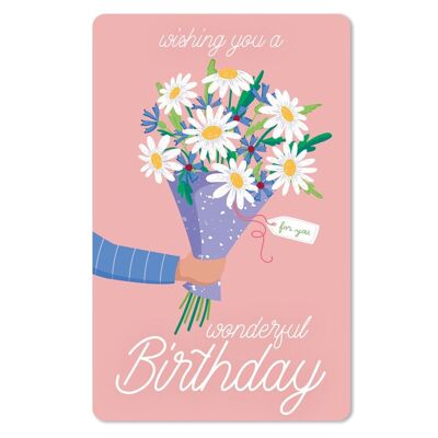 Lunacard Postkarte *Wishing you a wonderful birthday