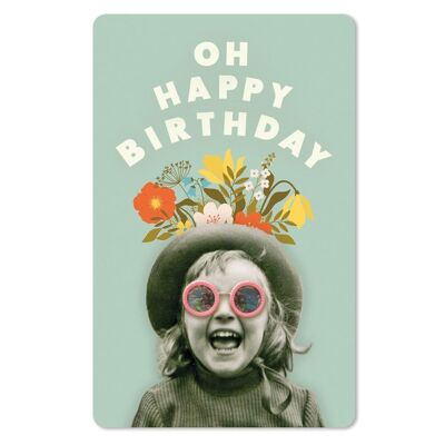 Carte postale Lunacard *Oh joyeux anniversaire