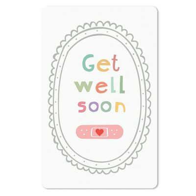 Lunacard Postkarte *Get well soon