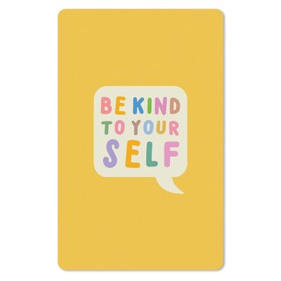 Lunacard postcard *Be kind to your self