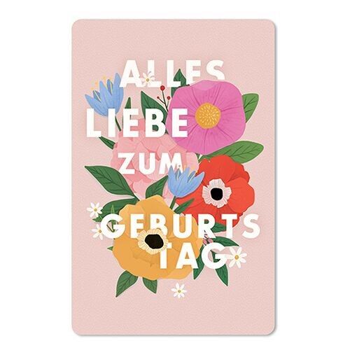 Lunacard Postkarte *Alles Liebe zum Geburtstag