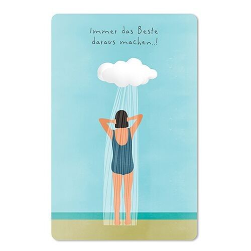 Lunacard Postkarte *Immer das Beste daraus machen