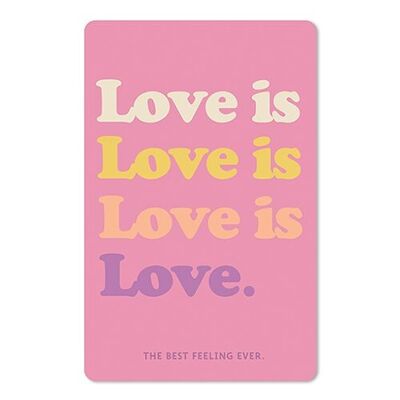 Lunacard postcard *Love is