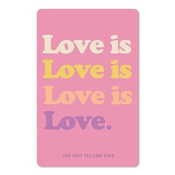 Carte postale Lunacard *L'amour est