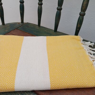 Fouta Beach Djerba Yellow 100% cotton