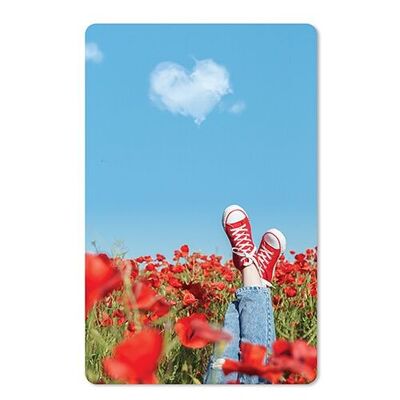 Carte postale Lunacard *pré de fleurs