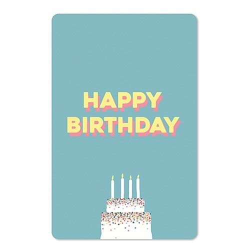 Cartolina Lunacard *Torta Buon Compleanno
