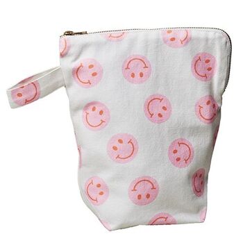 Vanity Bag en coton bio - smileys