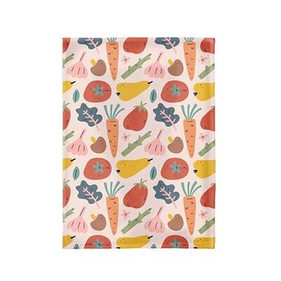 Organic kitchen towel - veggies