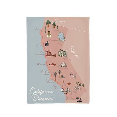 Organic kitchen towel - California Dreamin´