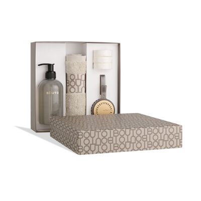 Refresh Gift box - Fig Delight - Hand soap 300ml + Toilet holder + 4 scent blocks + Guest towel