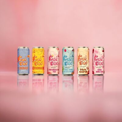 THE FRUITY SODA RANGE - 6 x 33CL