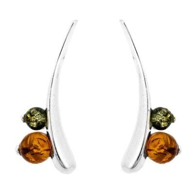 Classic Amber Poise Mixed Studs with and Presentation Box