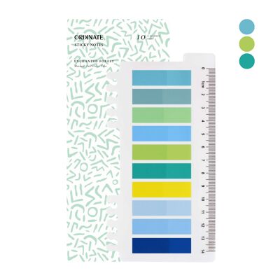 Enchanted Forest | Adhesive strips | Transparent Sticky Notes | sticky notes | Index tabs sticky notes