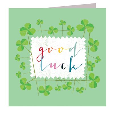 WO52 Good Luck Clover Card