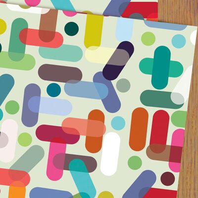 WP116 Losenge Gift Wrapping Paper