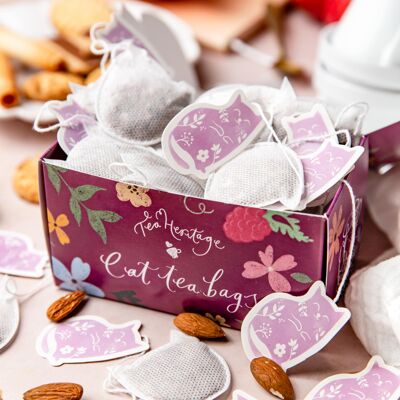 Caja de 15 bolsitas de té orgánico para gatos - Jazmín