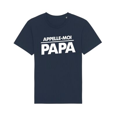 TSHIRT NAVY HOMME APPELLE-MOI PAPA