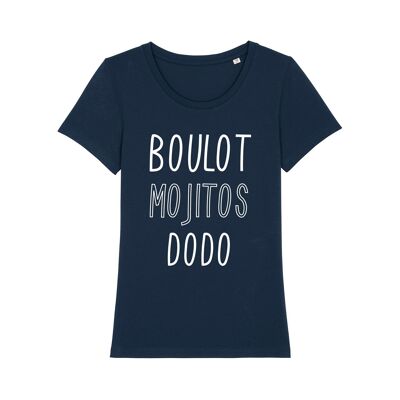 NAVY WOMEN’S TSHIRT BOULOT MOJITOS DODO