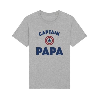 CAMISETA CAPITÁN PAPA ENKR HOMBRE CORAZÓN GRIS