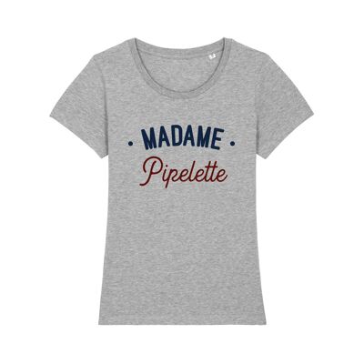 MAGLIETTA DA DONNA MADAME PIPELETTE ENKR GRIGIO CUORE
