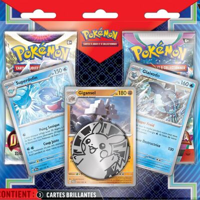 Pack 2 Pokémon Boosters EV05 - Gigansel, Glaivodo and Superdofin