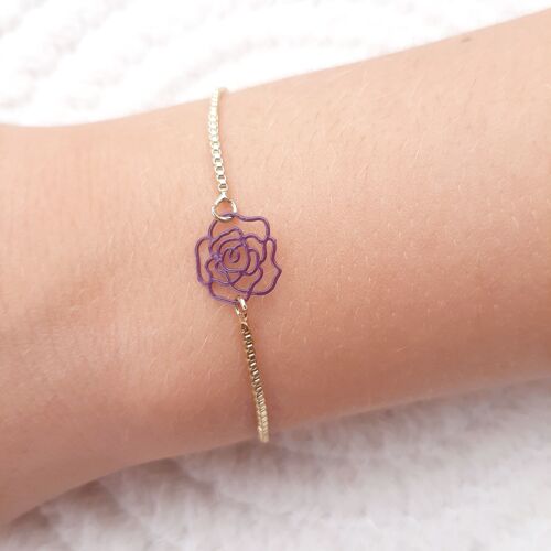 Bracelet Fleur "Jolie Rose"