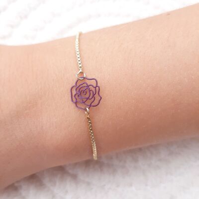 Pulsera de flores "Jolie Rose"