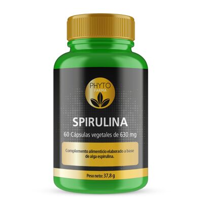 PHYTOFARMA Spirulina 60 vegetable capsules of 630 mg