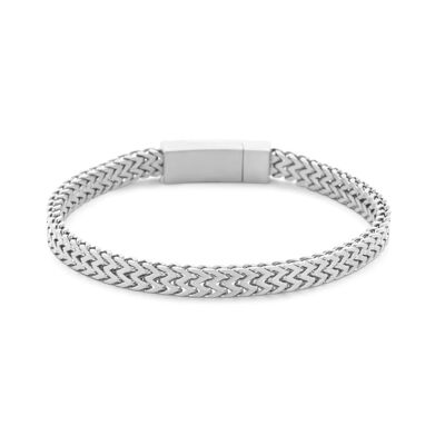Silver Double Foxtail Bracelet