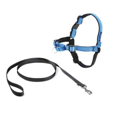 Pettorina cane Easy Walk Deluxe - Blu Oceano