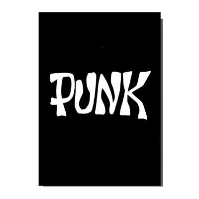 Tarjeta de saludos punk