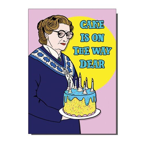 Mrs Doubt Fire 1990s Film Inspired Greetings / BirthdayAY card