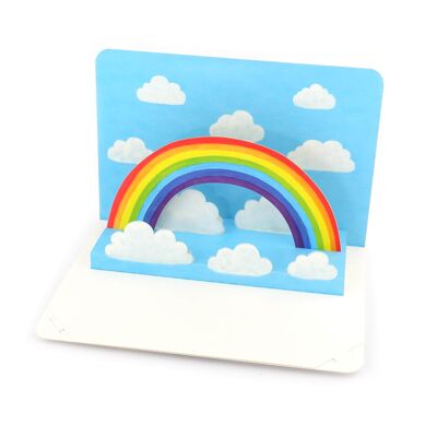 Pop-up card "Colorful is beautiful !!"